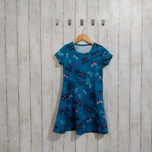 WonderNation Girls 7/8 Teal dress